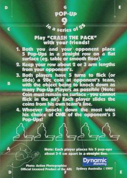 1997 Fatty's Footy Fun Packs - Pop Ups #09 Paul Harragon Back